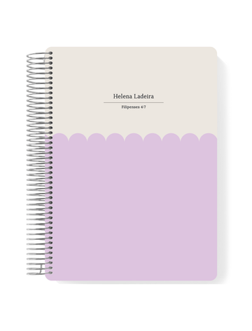 Caderno Espiral Honey Lilac