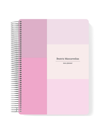 Caderno Espiral Box Pink