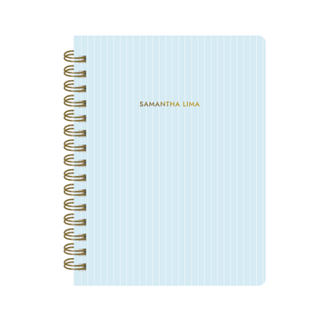 Caderno Wire-O Lines Azul