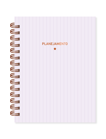 Planner Sem Data - Line Lilac