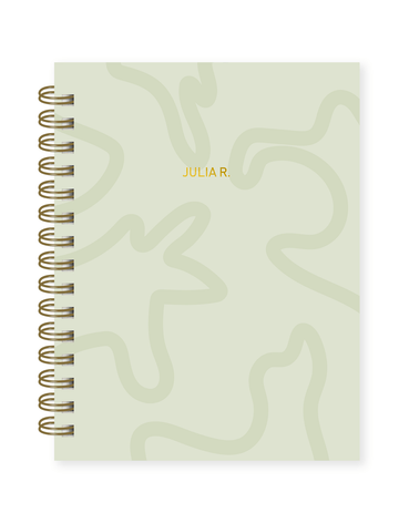 Planner Sem Data - Organic Mint